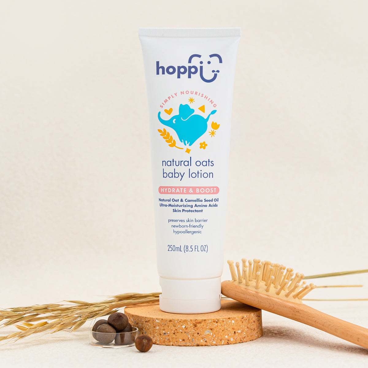Hoppi Natural Oats Baby Lotion (250ml)