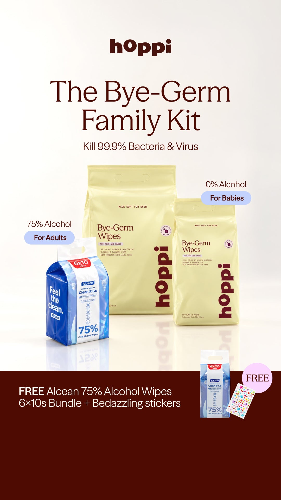The Bye-Germ Family Kit