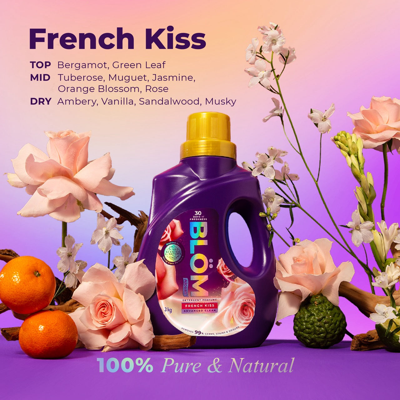 BLÖM 3kg Premium Laundry Detergent Perfume