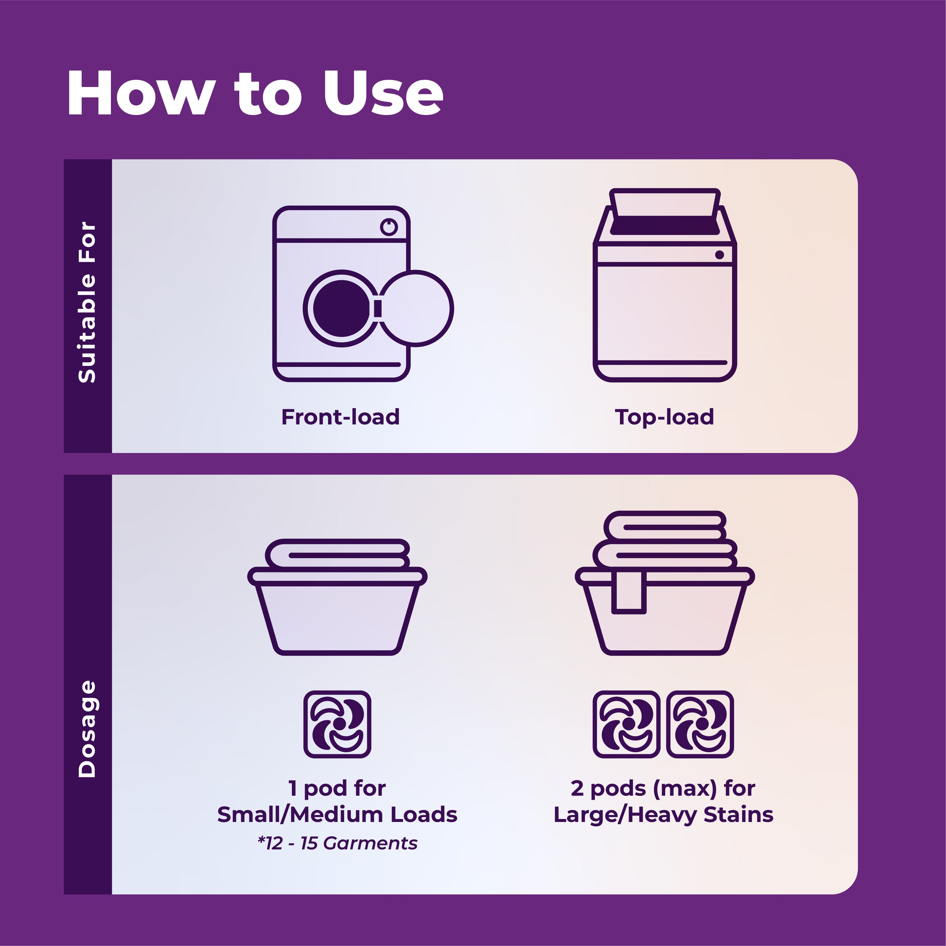 BLÖM Damask Lux 5-in-1 Laundry Pods (30 Pods)