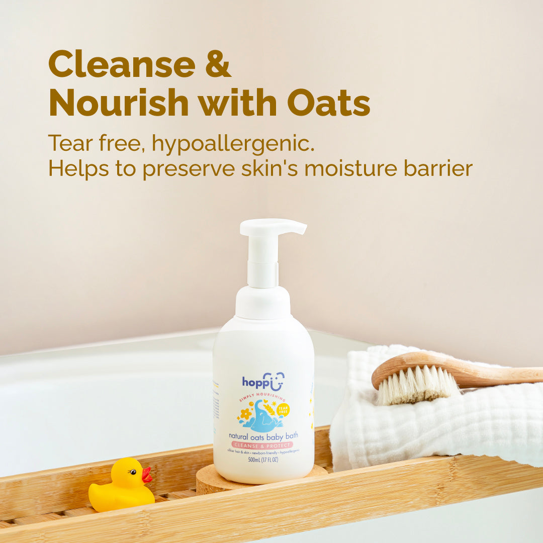 Hoppi Natural Oats Baby Bath (500ml)