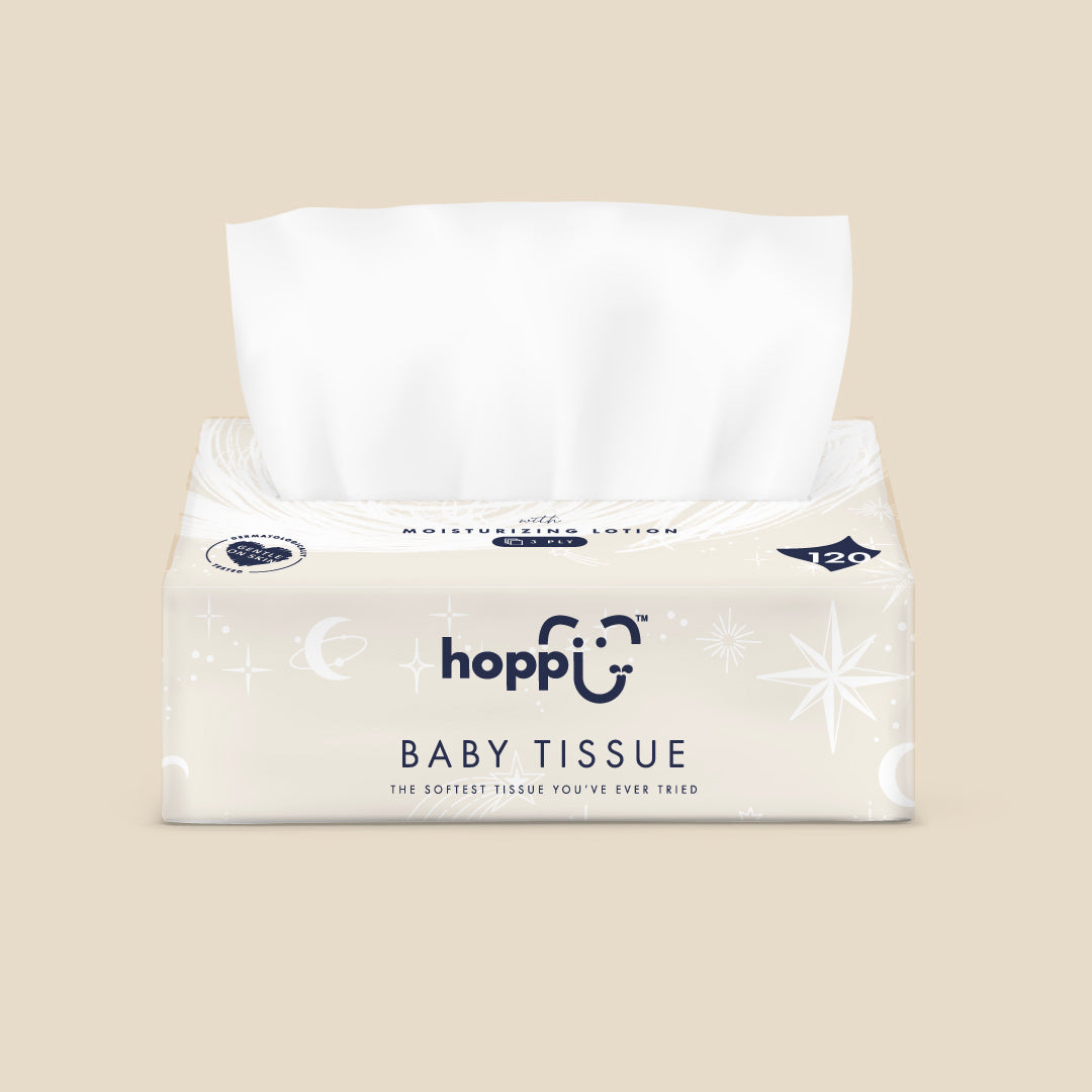 Hoppi RoyalDream Baby Tissue (120 Wipes x 1 Pack)