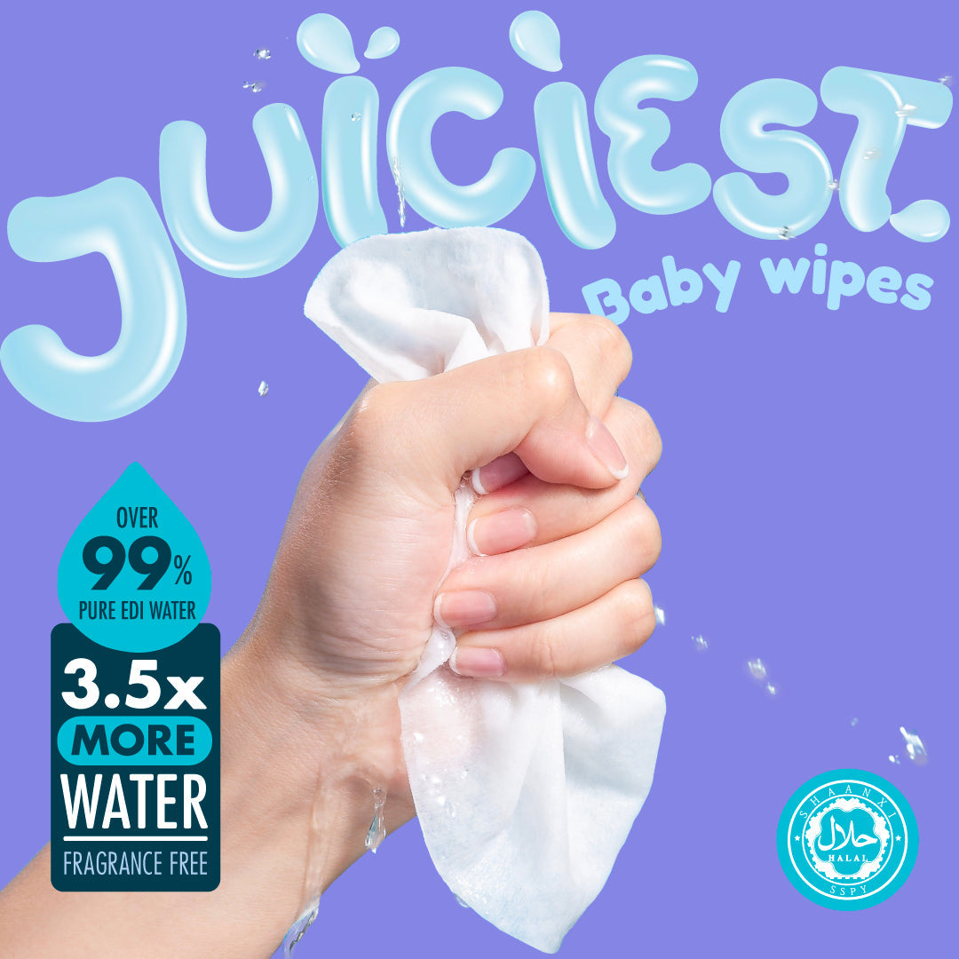 [CARTON DEAL] Hoppi Premium Wipes [German Dermatologically Tested] with Halal Certified (20 Wipes x 25 Packs)
