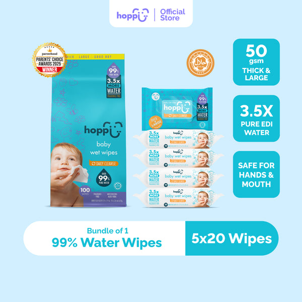 Baby Wet Wipes (20 Wipes x 5)