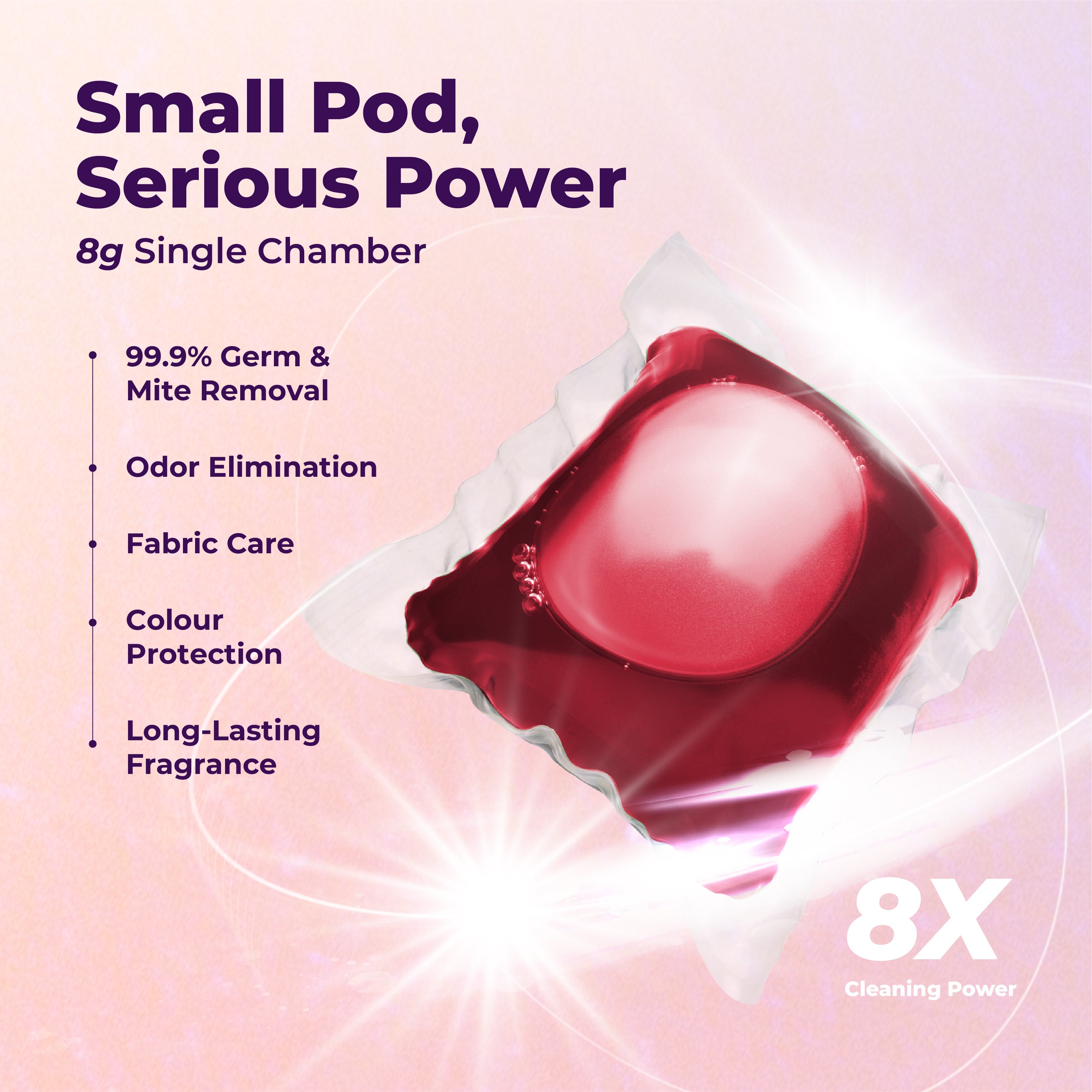 BLÖM Tuscany Breeze Single-Load Laundry Pods (45 Pods)
