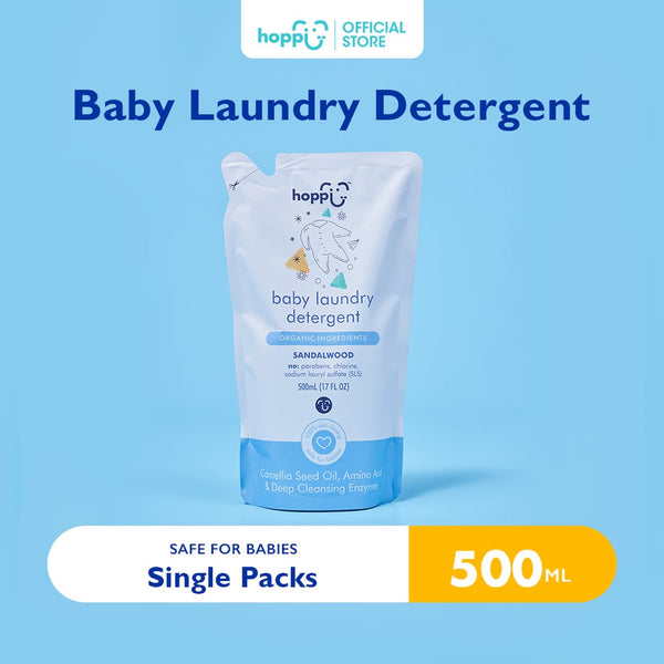 Hoppi Baby Laundry Detergent, 500ml (Single Pack)