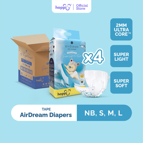 Hoppi AirDream Baby Diaper Tape (Carton)