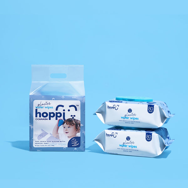 [Bundle of 2] Glacier Water Wipes (80 Wipes)